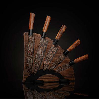 William Henry K22 Black Flare Chef Knives - J.R.DUNN product