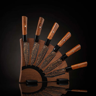 William Henry K22 Black Flare Steak Knives - J.R.DUNN product
