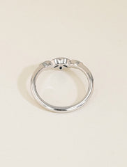 Kirk Kara Diamond and Sapphire Tiara Wedding Band