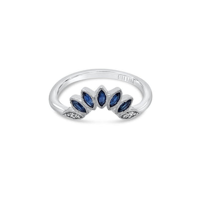Kirk Kara Sapphire Tiara Wedding Band - Kirk Kara product