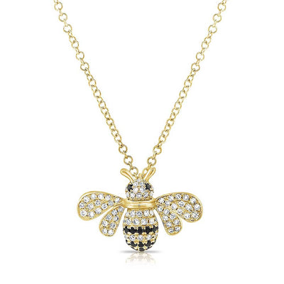 Diamond Bumble Bee Necklace - Private Label product