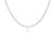 EF Collection Diamond Initial Charm in White gold