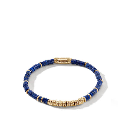 John Hardy Heishi Lapis Gold Bracelet - John Hardy product