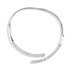 23 Carat Natural Diamond Bypass Choker