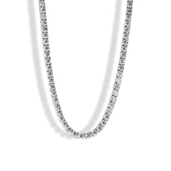35 Carat Natural Diamond Tennis Necklace