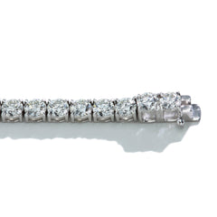 35 Carat Natural Diamond Tennis Necklace