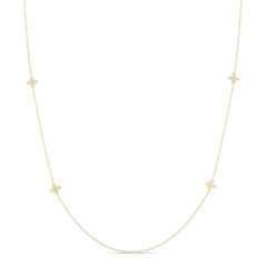 Roberto Coin Love in Verona Long Flower Necklace
