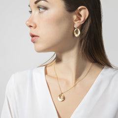 Marco Bicego Lucia Loop Earrings with Diamonds