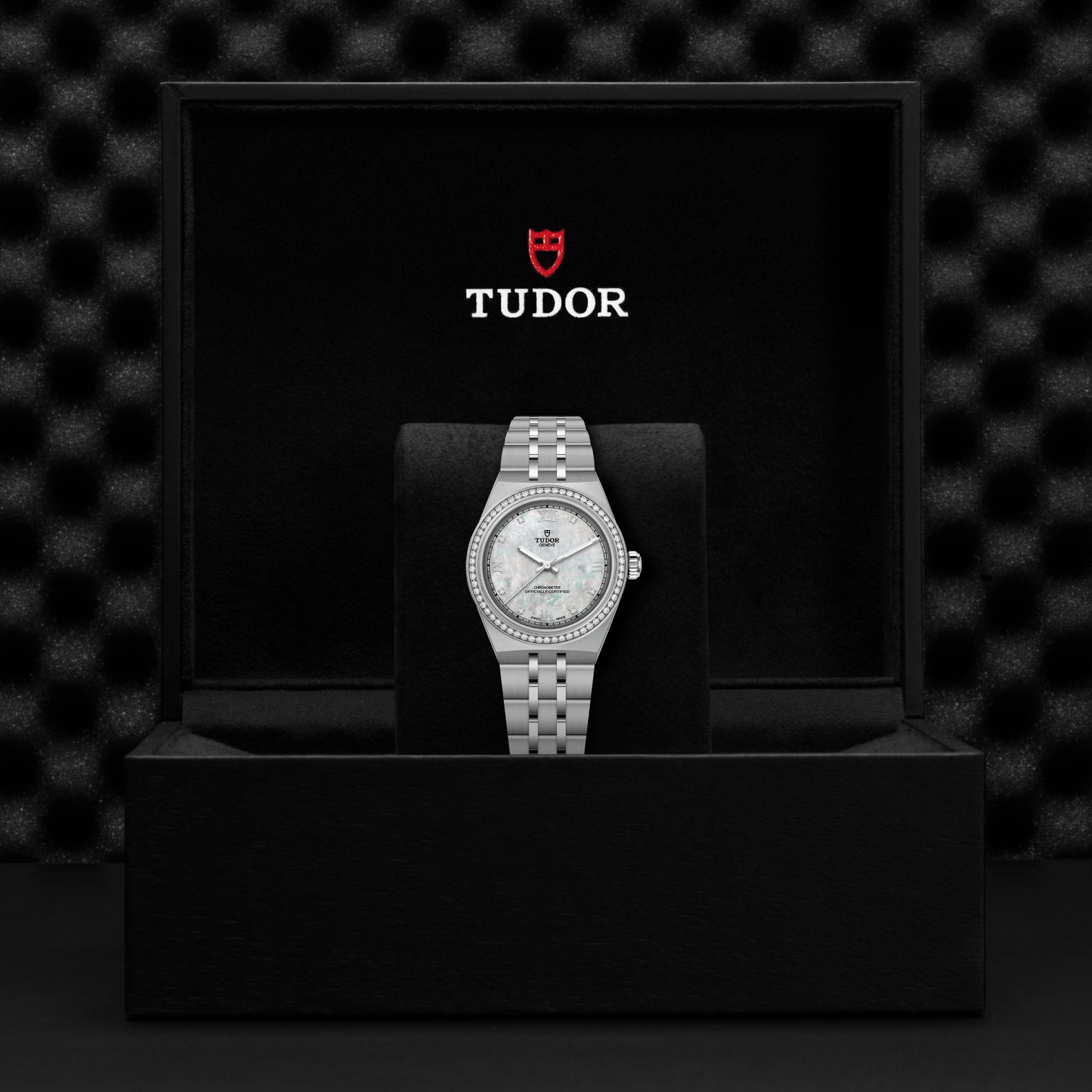 TUDOR Royal 30mm Diamond Bezel and Mother-of-Pearl Dial