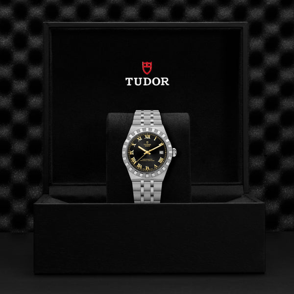 TUDOR Royal 36mm, Black Roman Dial, Steel, M2836C1A0-0101 – J.R.DUNN