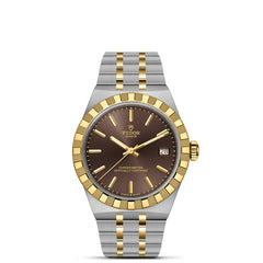 TUDOR Royal with 36mm Steel and Gold with Brown Dial