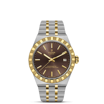 TUDOR Royal with 36mm Steel and Gold with Brown Dial - Tudor product