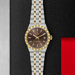 TUDOR Royal with 36mm Steel and Gold with Brown Dial
