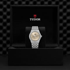 TUDOR Royal with 36mm Diamond Bezel with Ivory Dial