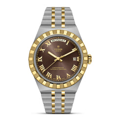 TUDOR Royal 40mm Steel and Yellow Gold with Brown Dial