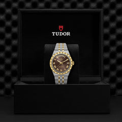 TUDOR Royal 40mm Steel and Yellow Gold with Brown Dial