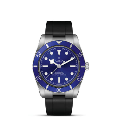 TUDOR Black Bay 54 "Tudor Blue" Watch on Rubber Strap - Tudor product