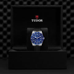 TUDOR Black Bay 54 "Tudor Blue" Watch on Rubber Strap