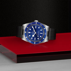 TUDOR Black Bay 54 "Tudor Blue" Watch on Rubber Strap