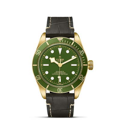 TUDOR Black Bay 58 18k with 39mm Yellow Gold Case and Brown Alligator Bracelet - Tudor product