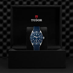 TUDOR Black Bay 58 with 39mm Steel Case and Blue “soft Touch” Strap