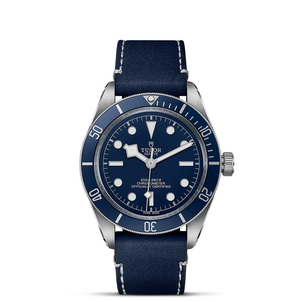 TUDOR Black Bay 58 with 39mm Steel Case and Blue “soft Touch” Strap