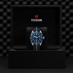 TUDOR Black Bay 58 with 39mm Steel Case and Blue Fabric Strap