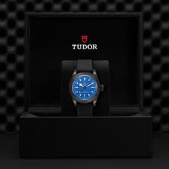 TUDOR Black Bay Ceramic with 41mm Ceramic Case and Hybrid Leather And Rubber Strap