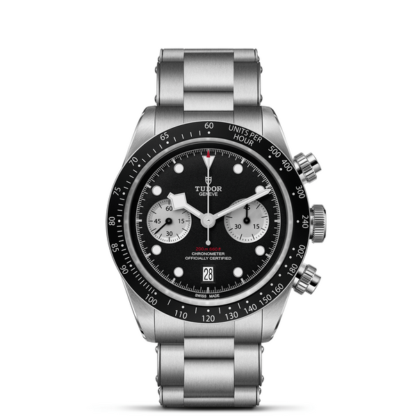 TUDOR Black Bay Chrono Black Dial with 3 Link Bracelet
