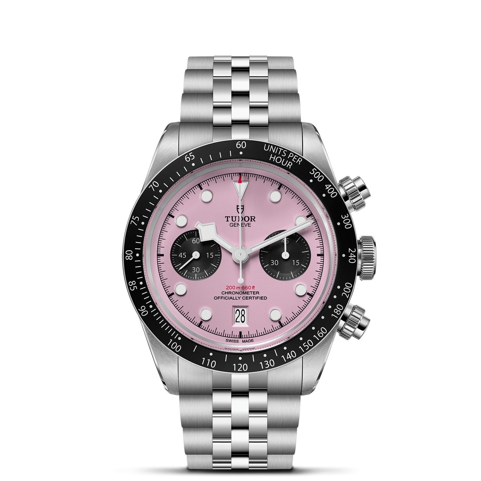 チュードル ブラックベイ クロノ M79360N-0019 TUDOR チューダー 腕時計 ウォッチ ピンク文字盤 TUDOR Black Bay Chrono, Steel, Pink Dial, 41mm, M79360N-0019