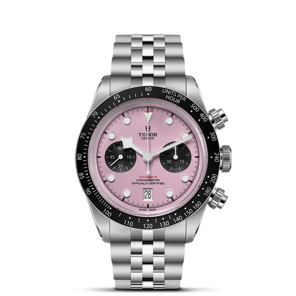 TUDOR Black Bay Chrono, Steel, Pink Dial, 41mm, M79360N-0019