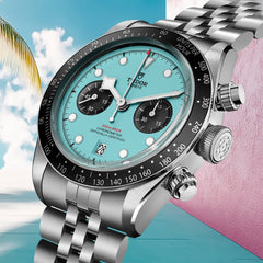 TUDOR Black Bay Chrono Flamingo Blue with 41mm Case