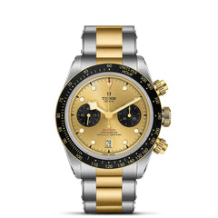 TUDOR Black Bay Chrono S&G with 41mm Steel Case and Steel And Yellow Gold Bracelet