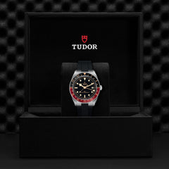 TUDOR Black Bay 58 GMT with Rubber Strap and Black and Burgundy Bezel