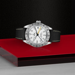 TUDOR Black Bay Pro with 39mm Opaline Dial with Hybrid Strap