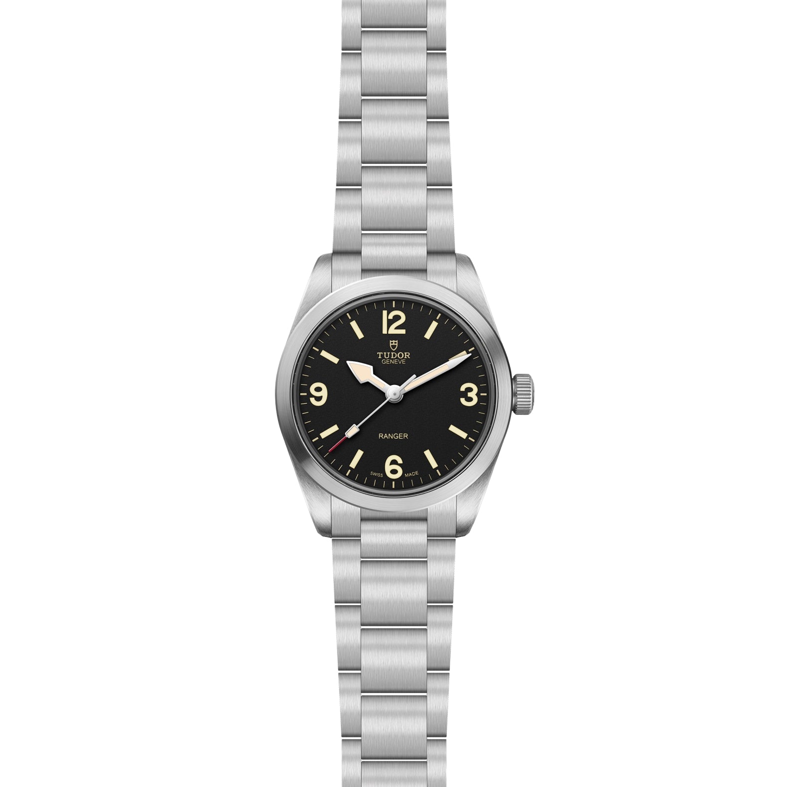 Tudor Ranger with 36mm Steel Case and Black Dial