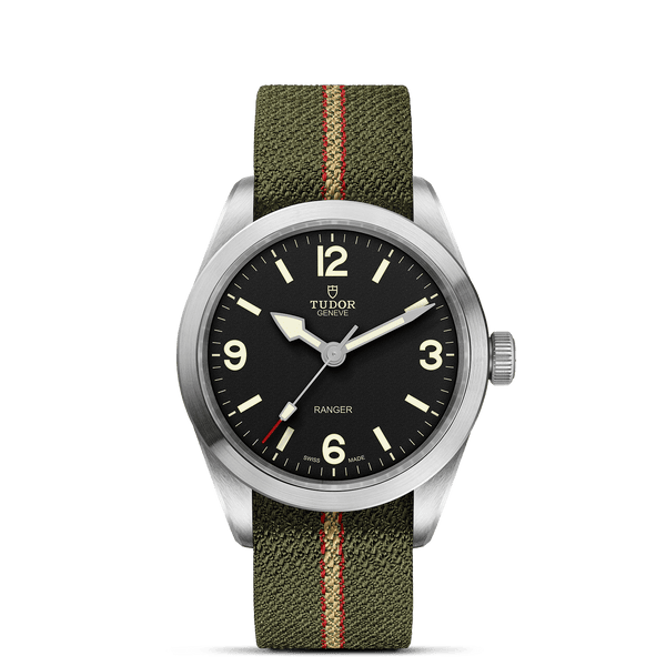 【純正ファブリックベルト付き】TUDOR Ranger　レンジャー　 39mm TUDOR Ranger, 39mm, Green Fabric Strap, M79950-0003 – J.R.DUNN
