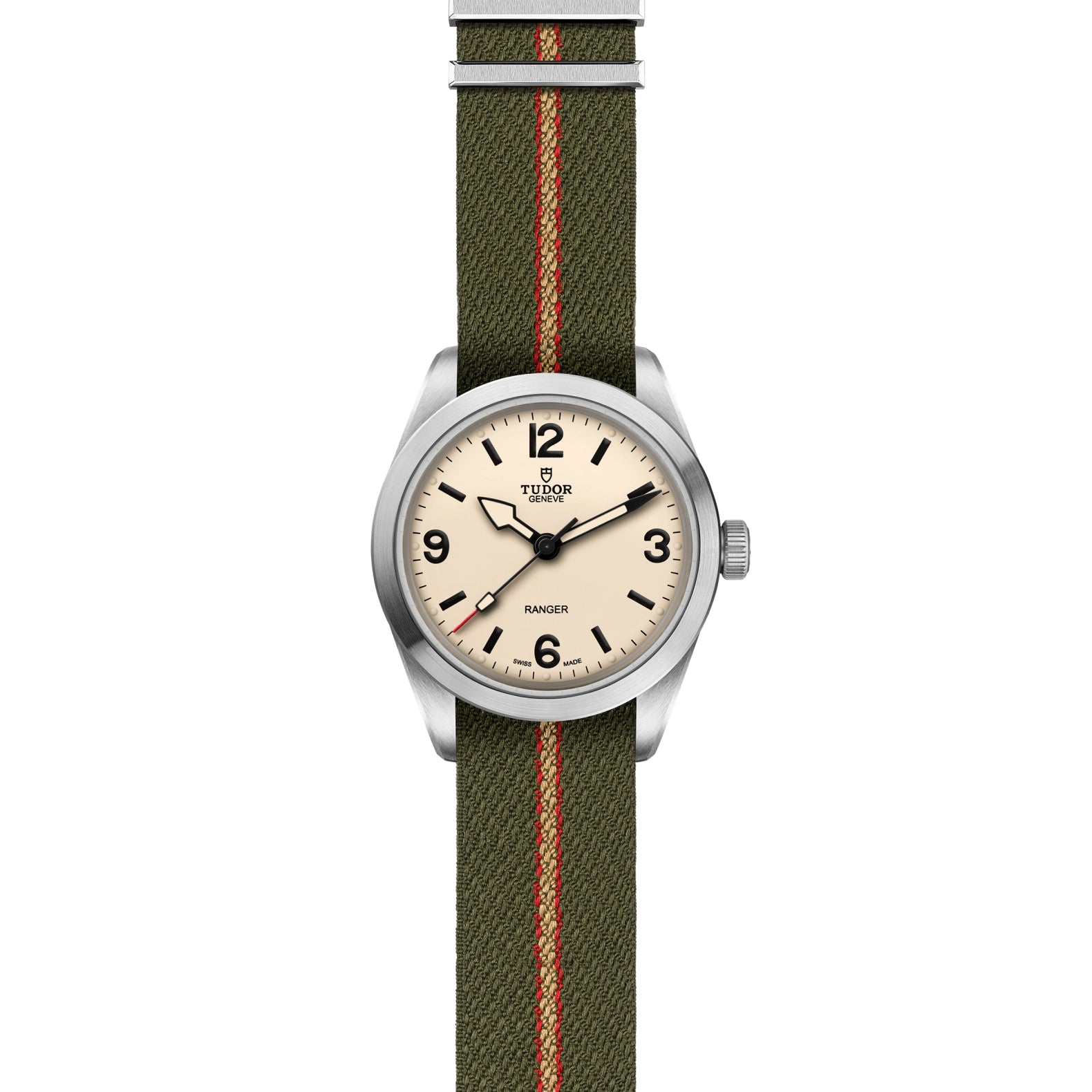 Tudor Ranger with 39mm Fabric Strap and Beige Dial