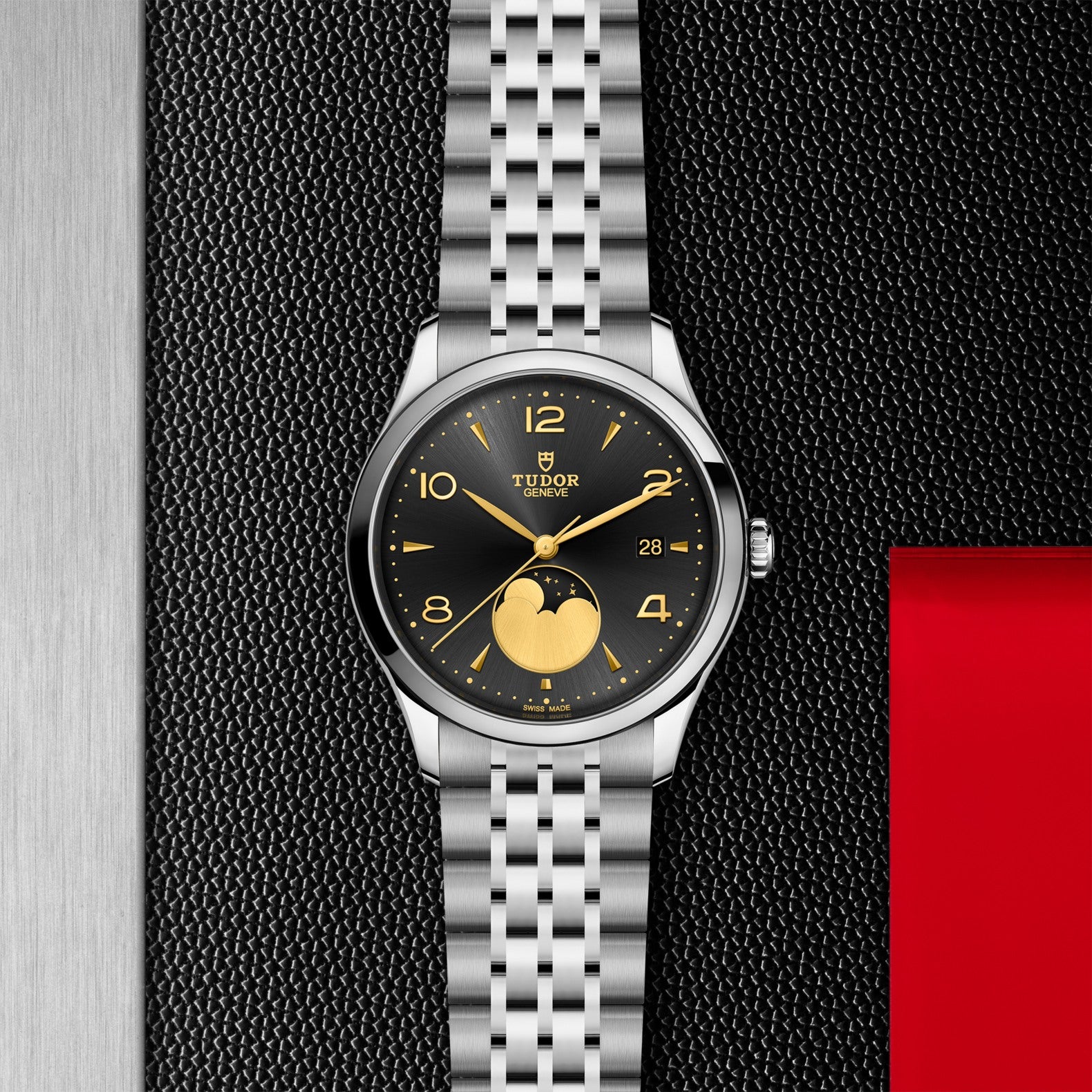 TUDOR 1926 Luna Black Moon Phase Watch