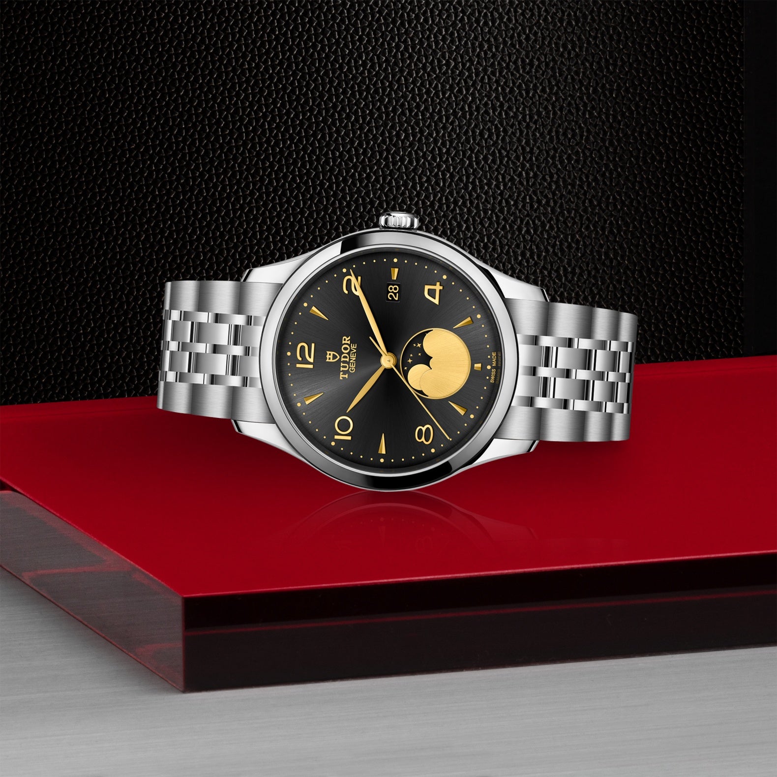 TUDOR 1926 Luna Black Moon Phase Watch