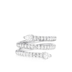 Carbon & Hyde Diamond Mamba Ring