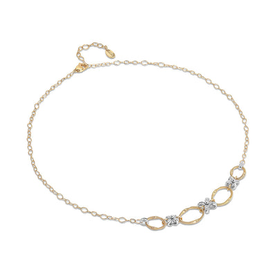 Marco Bicego Marrakech Onde Three Diamond Flower Link Necklace - Marco Bicego product