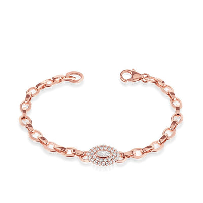 Carbon & Hyde Marquis Link Bracelet - Carbon & Hyde product