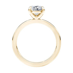 A. Jaffe Classics Oval Solitaire Engagement Ring Setting