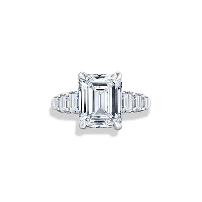 A. Jaffe Classic Emerald Cut Engagement Ring Setting - A.Jaffe product