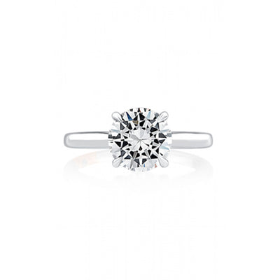 A. Jaffe Round Pave Bridge Engagement Ring Setting - A.Jaffe product