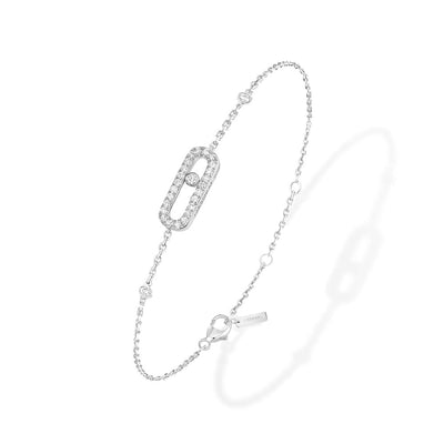 Messika Move Uno Pave Diamond Station Bracelet - Messika product