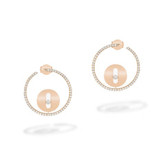 Messika Lucky Move PM Diamond Hoop Earrings