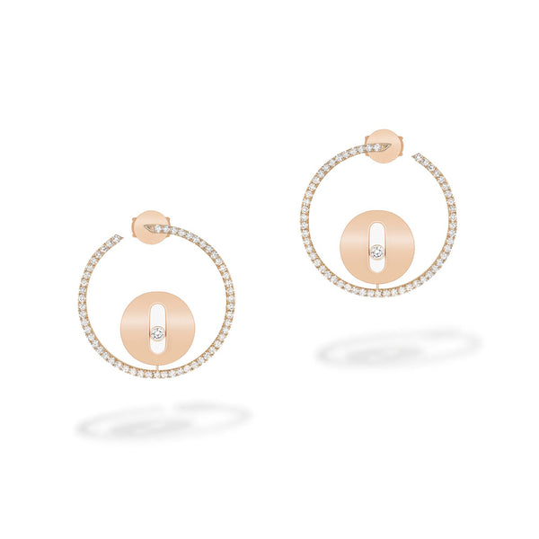 Messika Lucky Move PM Diamond Hoop Earrings