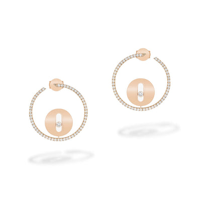 Messika Lucky Move PM Diamond Hoop Earrings - Messika product